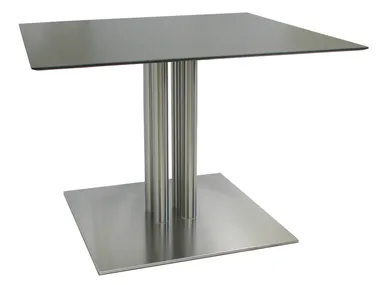 SLIM-76-4-T-X - Square stainless steel table _ Vela Arredamenti